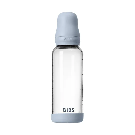BIBS Flasche - Medium Flow - 240 ml - Glas/Latex