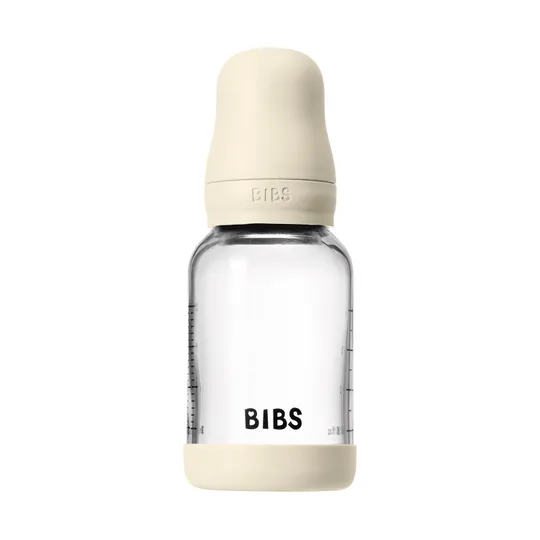 BIBS Fles - Slow Flow - 120 ml - Glas/Latex