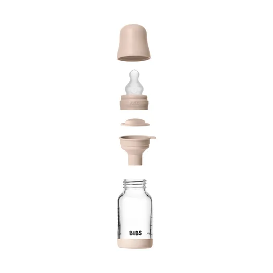 BIBS Fles - Slow Flow - 120 ml - Silicone/Glas