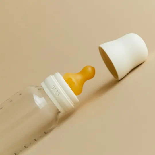 Bibs Fles - Medium Flow - 2 Stuks - 270 ml - Latex - Ivory