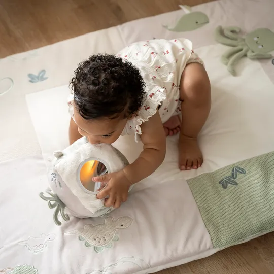 Baby’s Only Activiteitenkubus - Animals - Laurel Green/Warm Linen