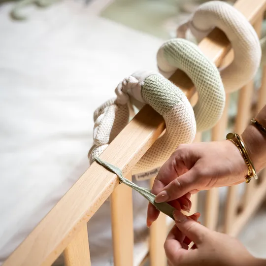 Baby’s Only Laufstallspirale - Animals - Laurel Green/Warm Linen