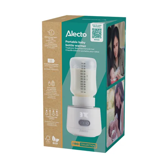 Alecto Flesverwarmer Voor Onderweg - BW1000 - White