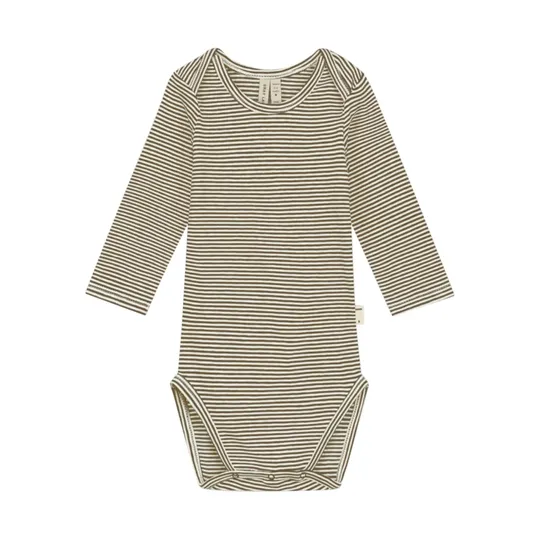 Gray Label Romper Lange Mouw - 6-9 Mnd - Woody Cream