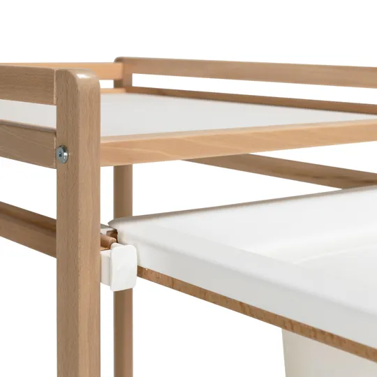 Babypark Exklusiv Wickeltisch Inklusive Badewanne - Natur