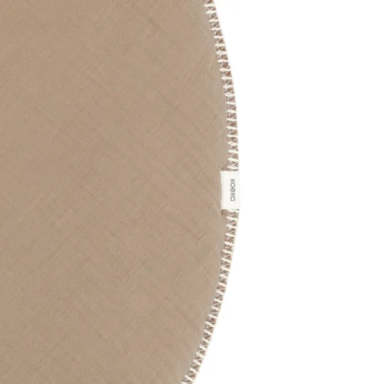 Babypark by Koeka Faro Laufstallteppich - 90 cm - Caffe / Warm White