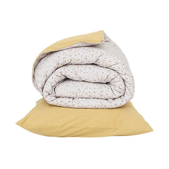 Bibelotte Dekbedovertrek - Terrazzo/Kerrie - 140x220 cm