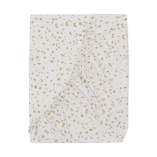Bibelotte Spannbettlaken – Terrazzo – 90 x 200 cm