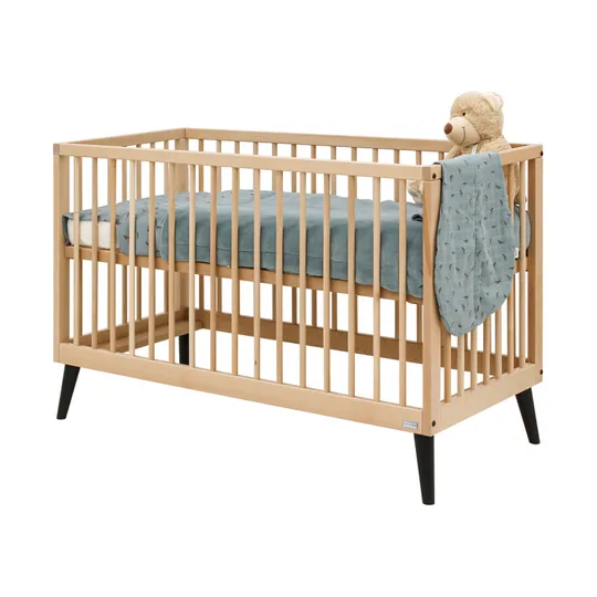Bopita Fay Babyzimmer Natur / Mattschwarz