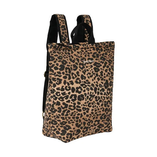 Studio Noos Rucksack - Brown Soft Cotton Leopard