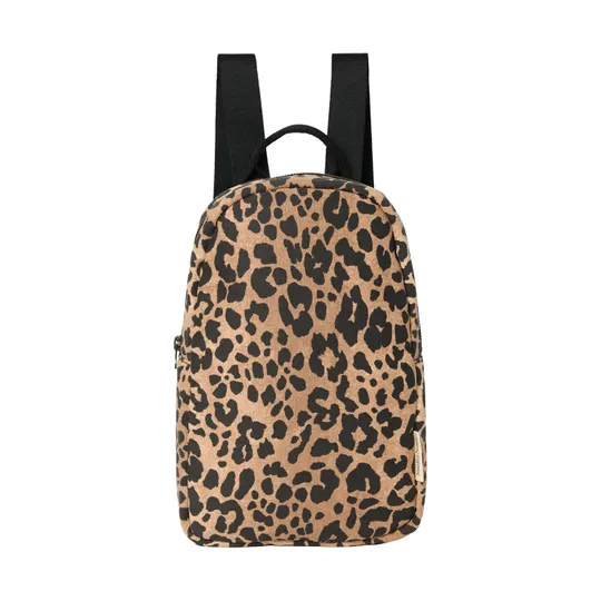 Studio Noos Mini Rucksack - Brown Soft Cotton Leopard