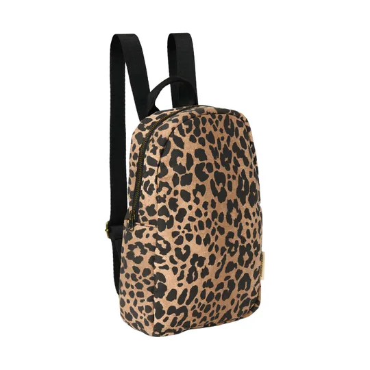 Studio Noos Mini Rucksack - Brown Soft Cotton Leopard