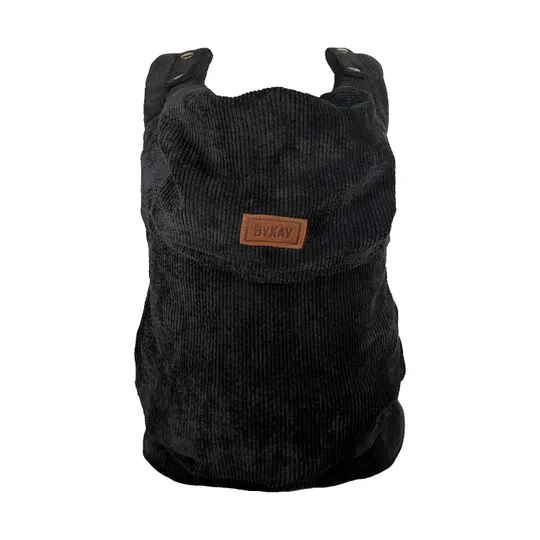 ByKay Click Carrier Classic Pro Draagzak - Ribbed Velvet - Smokey Black