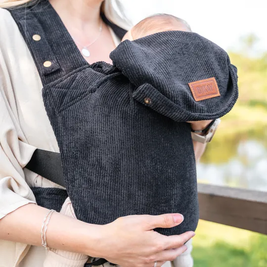 ByKay Click Carrier Classic Pro Babytrage - Ribbed Velvet - Smokey Black