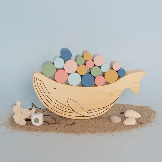 Jabadabado Balansspel - Walvis - Hout