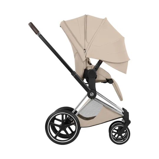 Cybex Priam 5 Style Kinderwagen 2-in-1 - Chrome Brown Frame