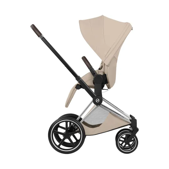 Cybex Priam 5 Style Kinderwagen 2-in-1 - Chrome Brown Frame