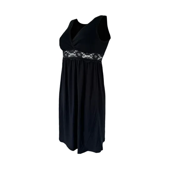 Carriwell Zwangerschap En Voedingsnachthemd - Zwart