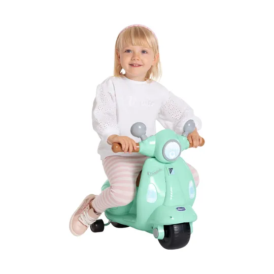 Chicco Laufrad Scooter – Vespa Primavera – Mintgrün