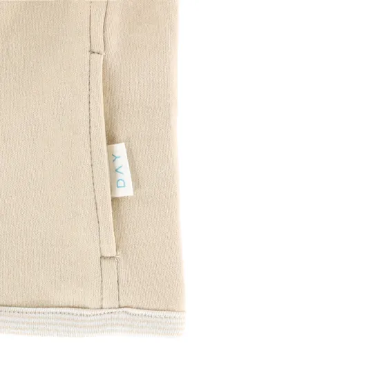 DAY Kapuzenjacke – Gestreift – Cappuccino