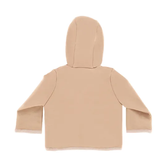 DAY Kapuzenjacke – Gestreift – Mokka