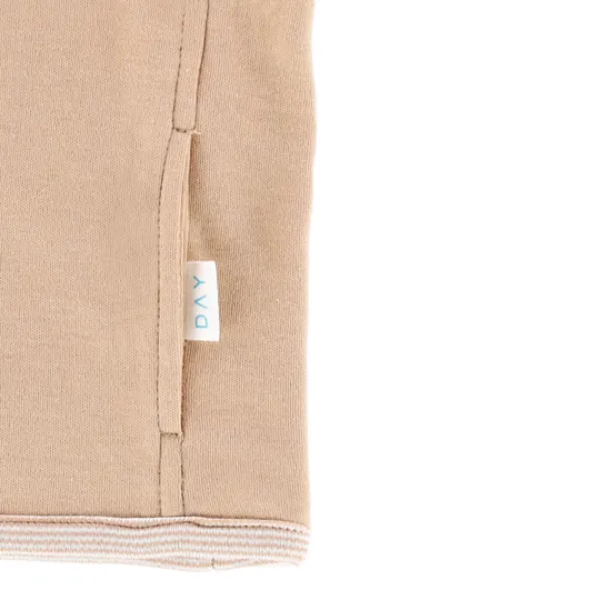 DAY Kapuzenjacke – Gestreift – Mokka