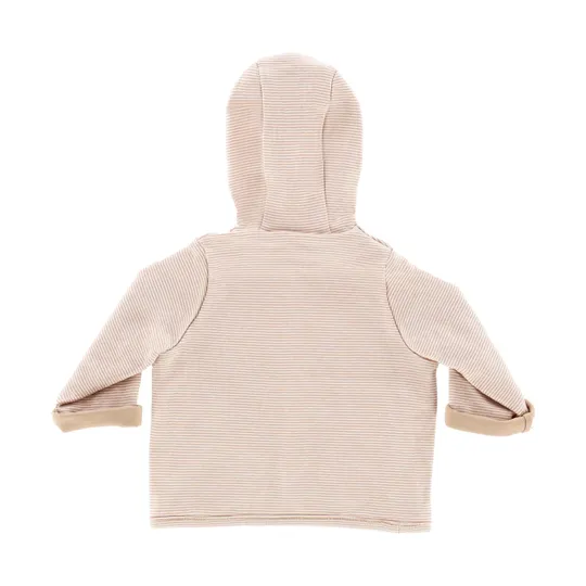 DAY Kapuzenjacke – Gestreift – Mokka