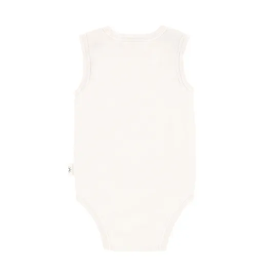 DAY Strampleanzug Ärmellos + Grow-Along - Off White 