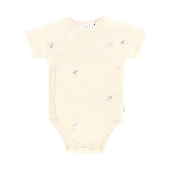 DAY Wickelbody Kurzarm - Cream
