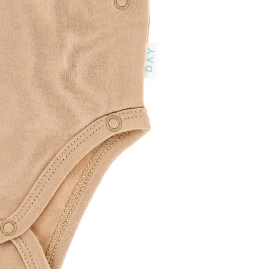 DAY Overslagromper Korte Mouw - Mocha