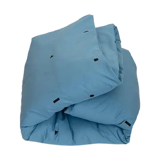 Studio Ditte Bettbezug Spielende Blöcke - 140 x 220 cm - Denim