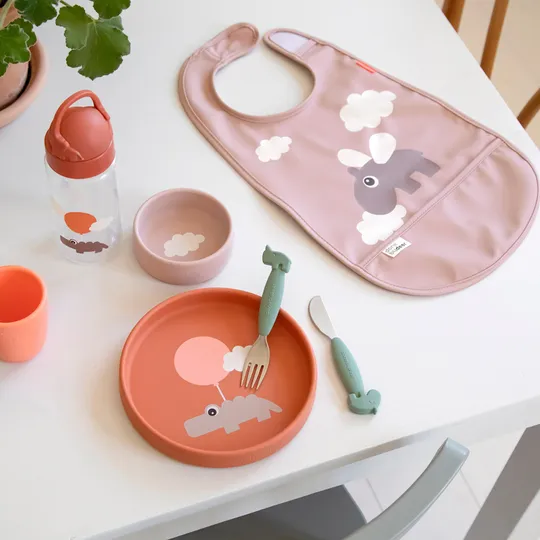 Done By Deer Deer Happy Clouds Slab - Powder