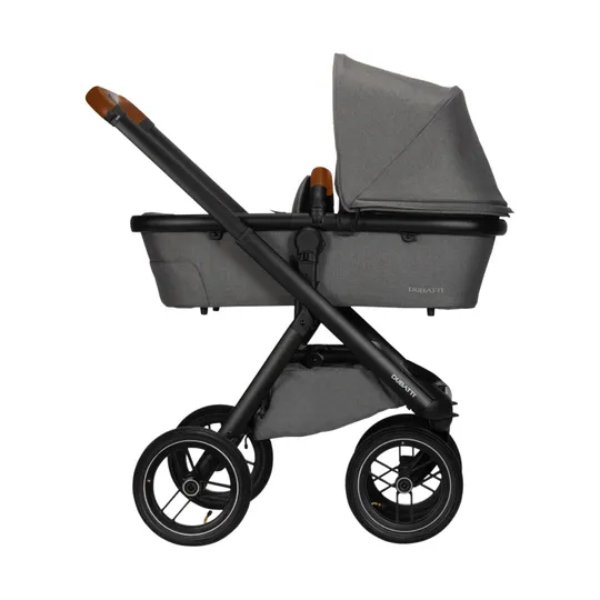 Dubatti One E5 Kinderwagen 2-in-1 - Black / Cognac 