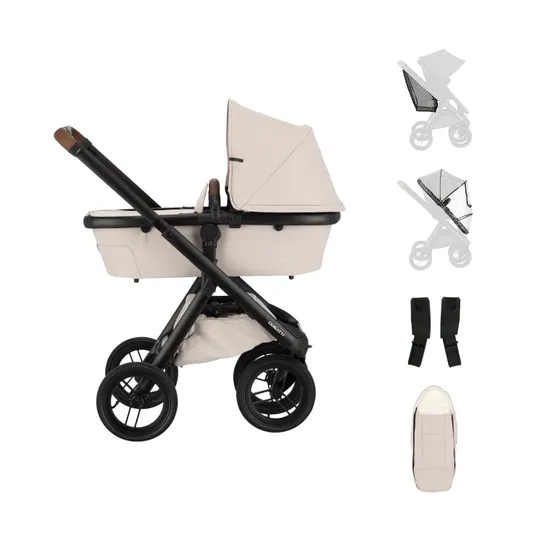 Dubatti One E6 Kinderwagen 2-in-1 - Dark Brown