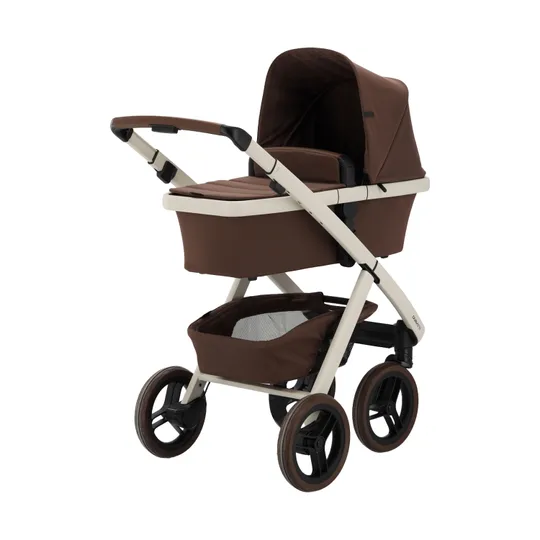 Dubatti Two E2 Kinderwagen 2-in-1 - Chalk-Brown