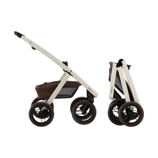 Dubatti Two E2 Kinderwagen 2-in-1 - Chalk-Brown