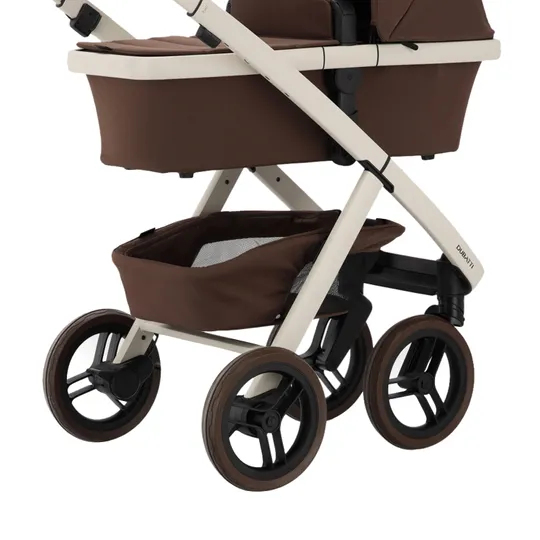 Dubatti Two E2 Kinderwagen 2-in-1 - Chalk-Brown