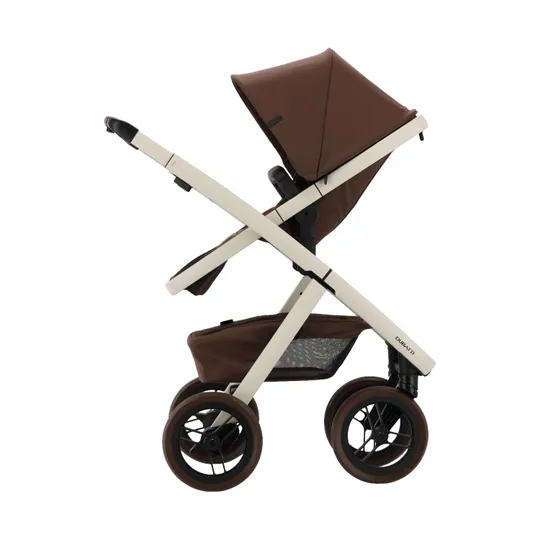 Dubatti Two E2 Kinderwagen 2-in-1 - Chalk-Brown