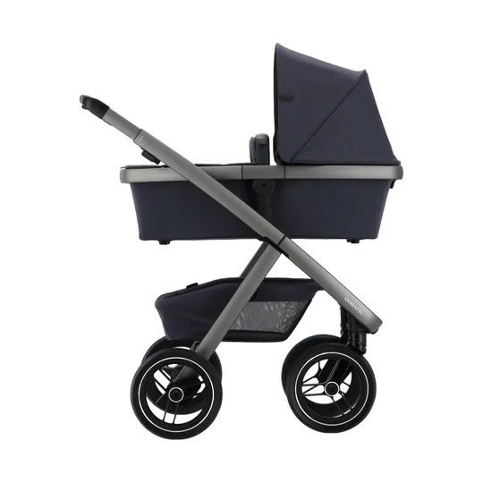 Dubatti Two E2 Kinderwagen 2-in-1 - Satin Gray-Black / Night Blue