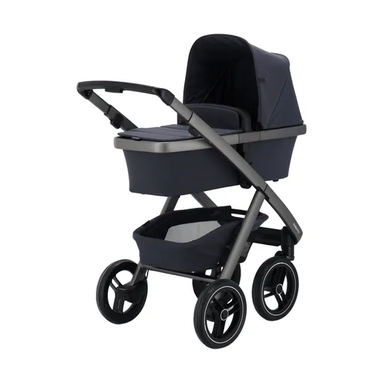 Dubatti Two E2 Kinderwagen 2-in-1 - Satin Gray-Black / Night Blue