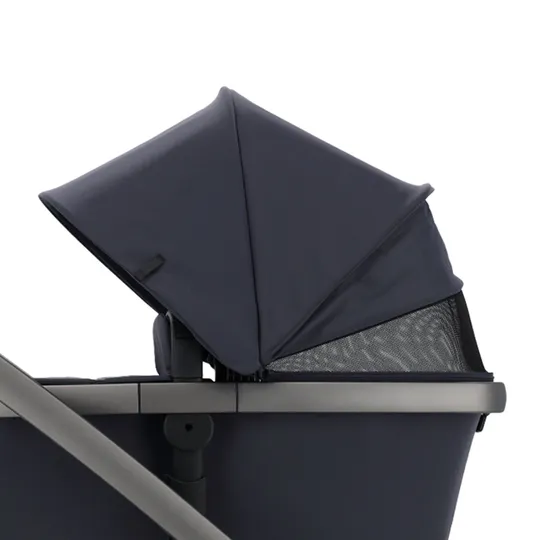 Dubatti Two E2 Kinderwagen 2-in-1 - Satin Gray-Black / Night Blue