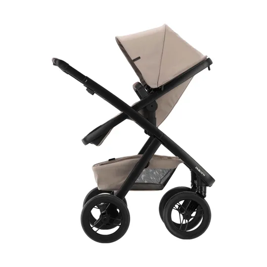 Dubatti Two E2 Kinderwagen 2-in-1 - Black-Brown/ Soft Taupe