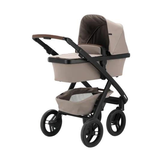 Dubatti Two E2 Kinderwagen 2-in-1 - Black-Brown / Soft Taupe