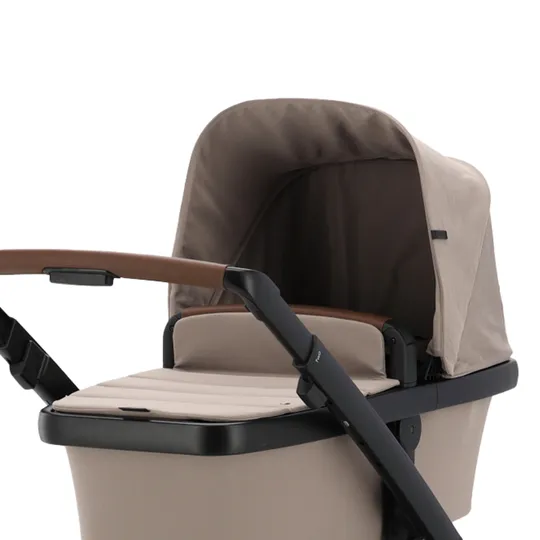 Dubatti Two E2 Kinderwagen 2-in-1 - Black-Brown/ Soft Taupe