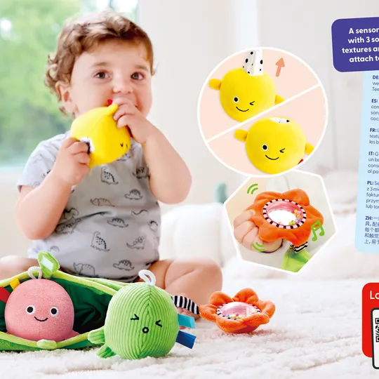 Hape Sensorisch Speeltje - Pea Pod Pals