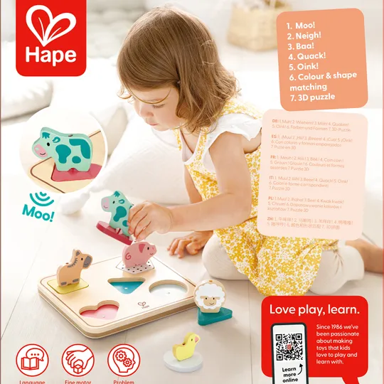 Hape Geluidenpuzzel - Anna