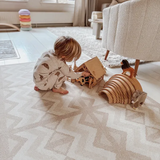 Eeveve Speel Mat - Kilim - Sand