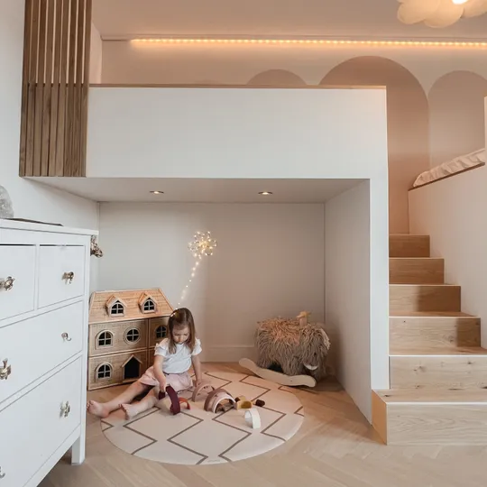 Eeveve Bodenmatte Rund - Beni - Autumn Gold