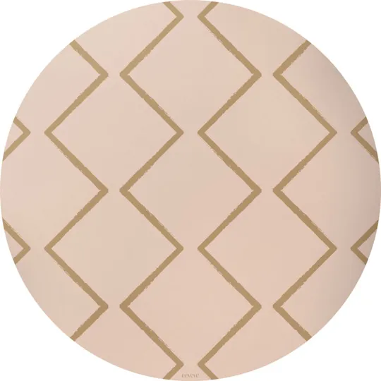 Eeveve Bodenmatte Rund - Beni - Autumn Gold