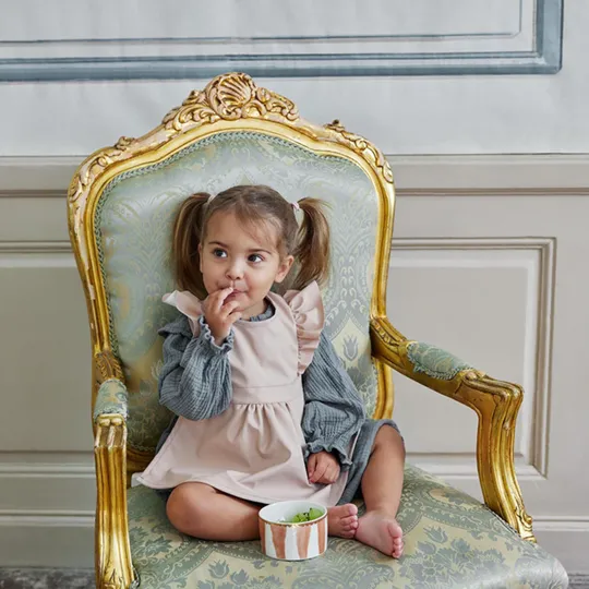 Elodie Details Slabbetje Met Opvangbakje - Blushing Pink